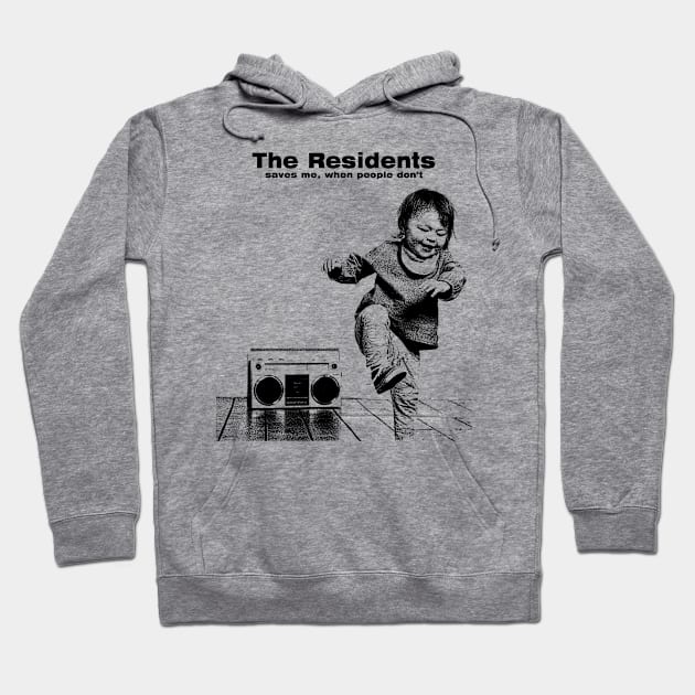 The Residents Saves Me // pencil sketch Hoodie by Amor13Fati